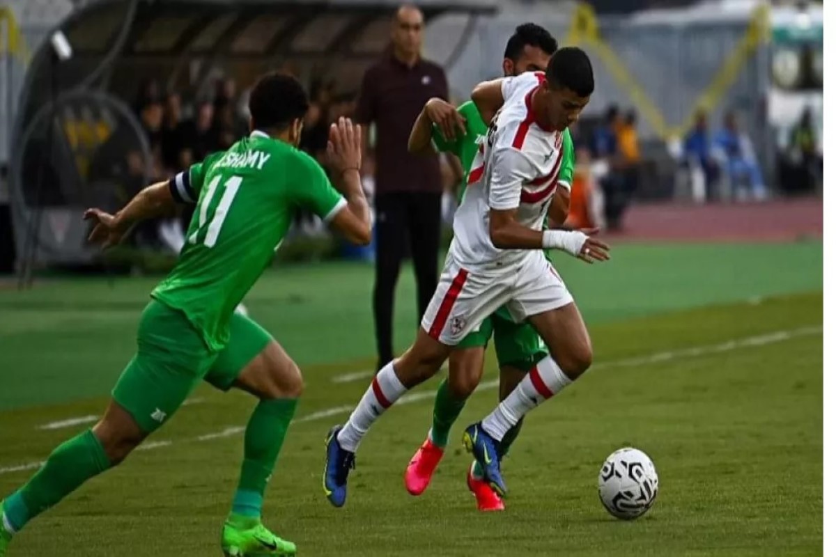 مباراة الزمالك والمصري البورسعيدي 